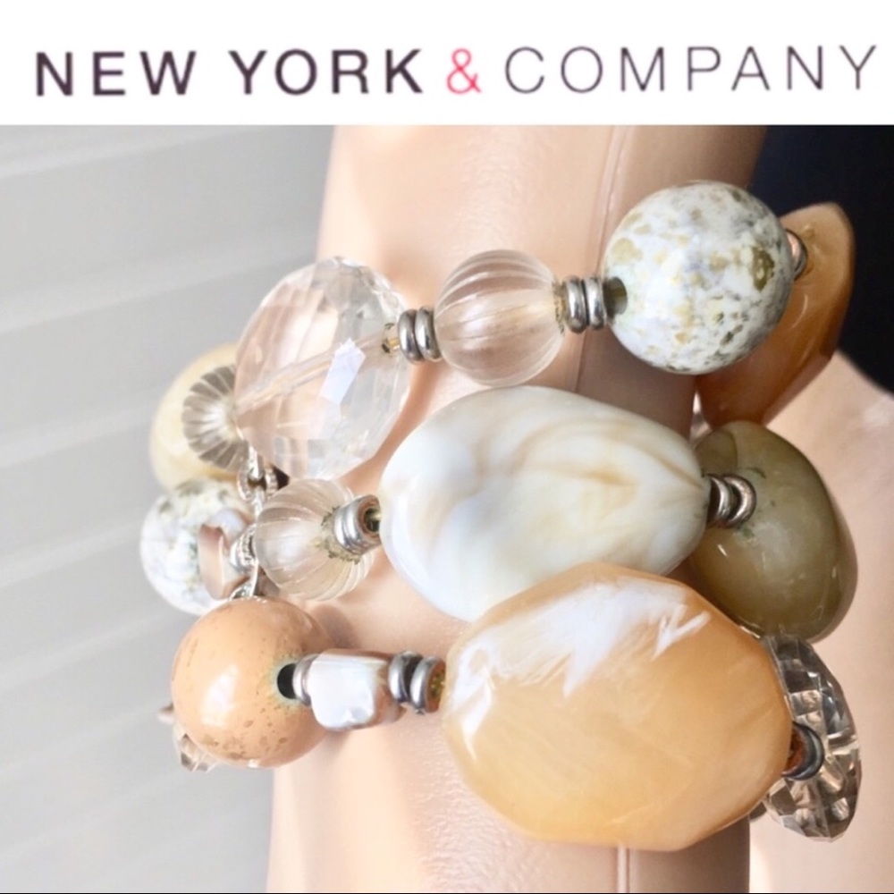 💙 New York & Company Neutral Tones Bracelet